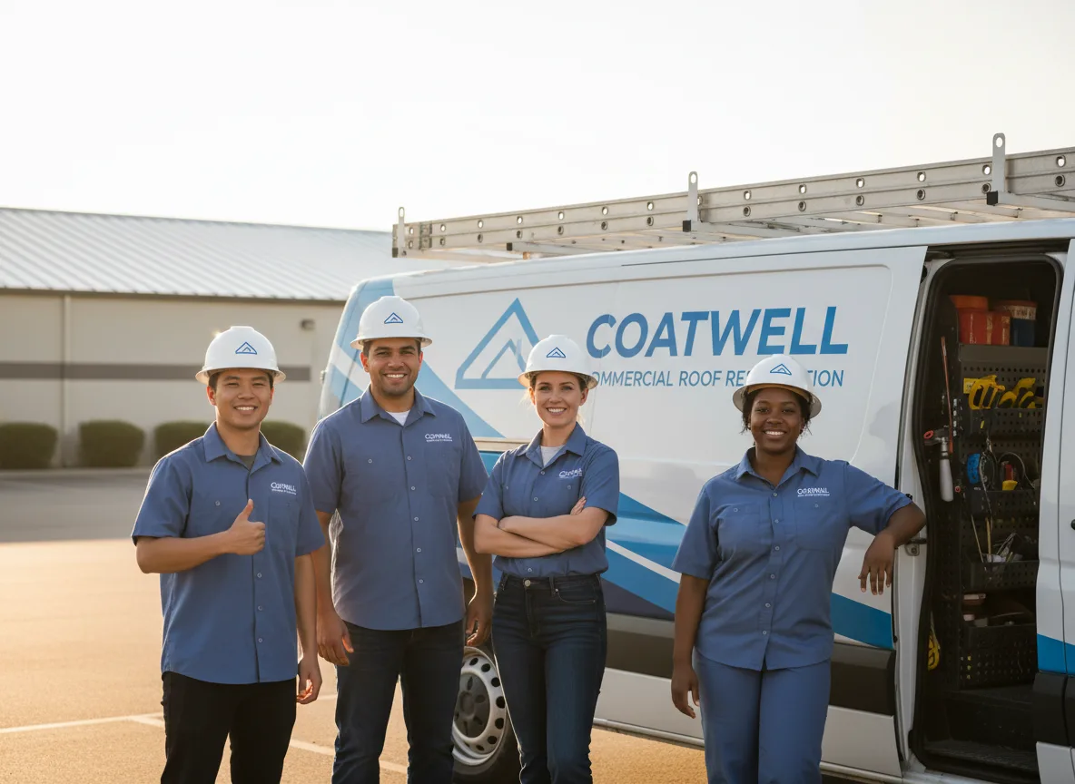 Commercial roof coating company in Stewart, OH